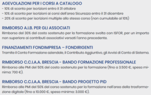 agevolazioni isfor